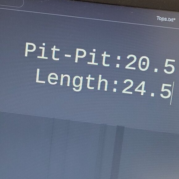 Chico's Womens Leaf Print Top 2/ L Pima Cotton Beige Black  JCT - Picture 3 of 6